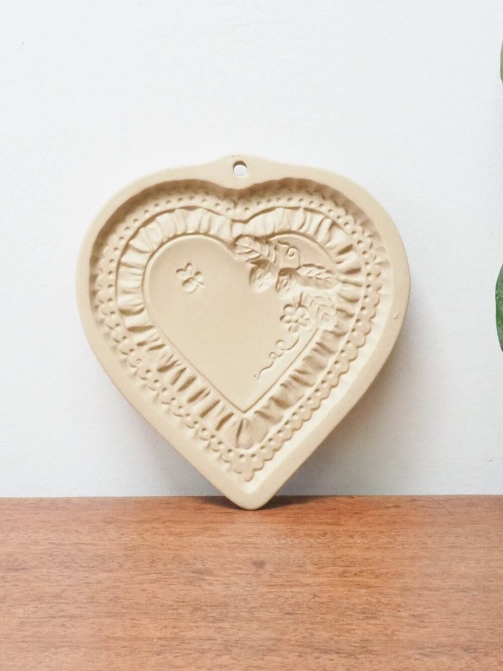 Brown Bag Cookie Art Heart Mold - Heart Shaped Cookie Mould - Cottagecore Love